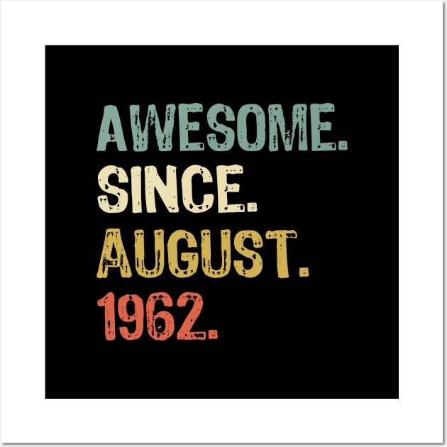 Born in august 1962 Wall Art by Yasna